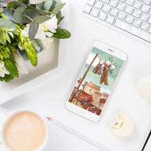 Load image into Gallery viewer, "Cute STEPHY - The Wind" Free iPhone wallpaper download