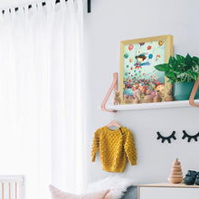 將圖片載入圖庫檢視器 StephyDesignHK "蕩鞦韆 " 掛畫/童年/手繪畫作/兒童房裝飾/兒童房擺設