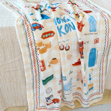 將圖片載入圖庫檢視器 香港慢旅 HK journey系列 毛毯 沙發毯 蓋毯子 夏季空調毯子
