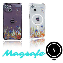 將圖片載入圖庫檢視器 StephyDesignHK MagSafe磁吸 iPhone15 防撞直橫掛繩紫色手機殼 【客製化】
