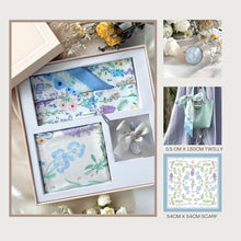 Load image into Gallery viewer, StephyDesignHK 【Square scarf + Twilly scarf + scarf ring Gift Set】 3 in 1 Set 
