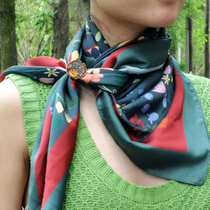 [Mother's Day Gift Box] Marigold Scarf Set for Best Mother, Grandma, Mother-in-law.