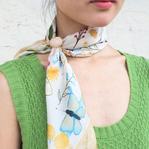 [Mother's Day Gift Box] Kitten Scarf + Triangle Kitten scarf ring Gift Set