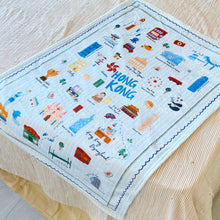 將圖片載入圖庫檢視器 香港慢旅 HK journey系列 毛毯 沙發毯 蓋毯子 夏季空調毯子
