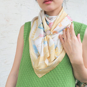 [Mother's Day Gift Box] Kitten Scarf + Triangle Kitten scarf ring Gift Set