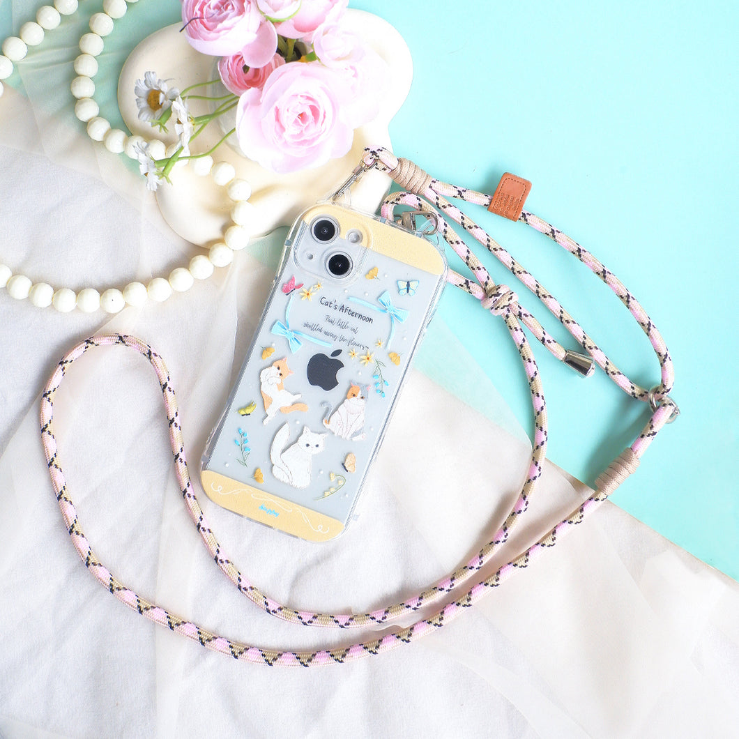 StephyDesignHK [ iPhone15] New Magsafe lanyard phone case with Hong Kong characteristic map Design 