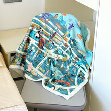 將圖片載入圖庫檢視器 香港記憶 HK MEMORY系列 毛毯 沙發毯 蓋毯子 夏季空調毯子
