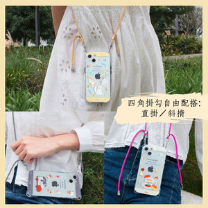 StephyDesignHK [ iPhone15] New Magsafe lanyard phone case with Hong Kong characteristic map Design 