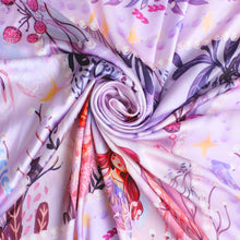 Load image into Gallery viewer, StephyDesignHK 【Purple Pink】Ocean Story Scarf with Scarf Ring Elegant Gift Box
