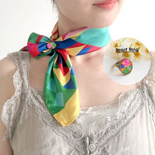 Load image into Gallery viewer, StephyDesignHK Enchanted Fairy Tale Land Scarf &amp; scarf Ring Gift Set
