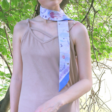 將圖片載入圖庫檢視器 【香港粉浪 Hong Kong Pink Wave 系列】髮帶 |TWILLY 長圍巾| 手袋綁帶｜斜紋長圍巾
