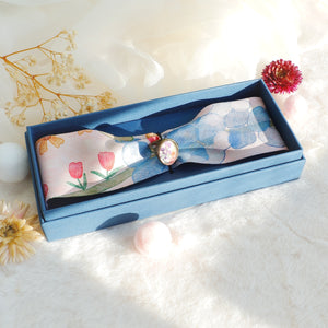 StephyDesignHK  【Best Friend Gifts for her】-Twilly scarf and ring gift set with Thoughtful card