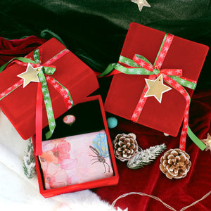 StephyDesignHK 【聖誕盲盒禮盒】 限定優惠 聖誕絲巾及絲巾扣盲盒系列