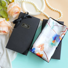 Load image into Gallery viewer, StephyDesignHK Elegant orchid long scarf with scarf ring  gift box | shawl
