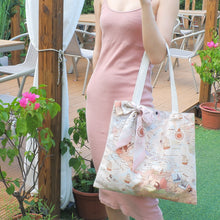 將圖片載入圖庫檢視器 世界地圖TOTE BAG 絲巾包包 | 愛旅行者托特包 絲巾+包包兩用
