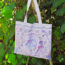 將圖片載入圖庫檢視器 香港維港幻浪 絨毛帆布袋 | 香港托特包 TOTE BAG &amp; TWILLY
