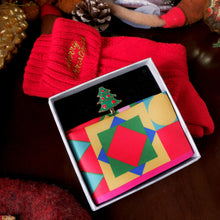 Load image into Gallery viewer, StephyDesignHK Enchanted Fairy Tale Land Scarf &amp; scarf Ring Gift Set
