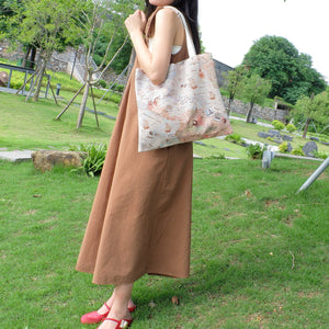 StephyDesignHK WorldMap Printed Tote Bag 