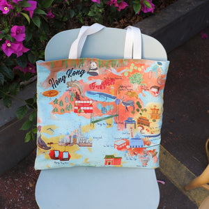 StephyDesignHK <香港山嶼海 >暢遊香港托特包 / Tote Bag