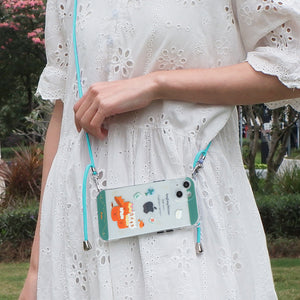 StephyDesignHK [ iPhone15] New Magsafe lanyard phone case with Hong Kong characteristic map Design 