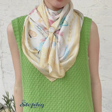 Load and play video in Gallery viewer, [Mother&#39;s Day Gift Box] Kitten Scarf + Triangle Kitten scarf ring Gift Set
