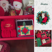 Load and play video in Gallery viewer, StephyDesignHK Enchanted Fairy Tale Land Scarf &amp; scarf Ring Gift Set
