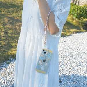 StephyDesignHK [ iPhone15] New Magsafe lanyard phone case with Hong Kong characteristic map Design 