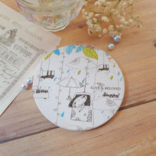 Load image into Gallery viewer, StephyDesignHK Childhood ceramic coaster /4 in gift box set / Customized gift

