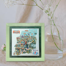 Load image into Gallery viewer, StephyDesignHK &quot;Hong Kong story&quot; silk scarf with scarf ring gift box
