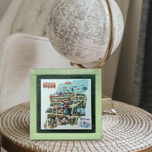 Load image into Gallery viewer, StephyDesignHK &quot;Hong Kong story&quot; silk scarf with scarf ring gift box
