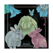Load image into Gallery viewer, rabbit square coasters-Stephydesignhk
