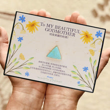 Load image into Gallery viewer, StephyDesignHK 【Viola】♥ To My  Beautiful Godmother ♥ Mother&#39;s Day Silk Scarf Gift Box
