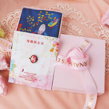 Load image into Gallery viewer, Mother &amp; Daughter [Mother&#39;s Day Gift Box] Flower Scarf &amp; Scarf Ring in Pink Scarf Gift Box
