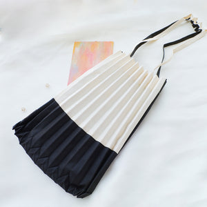 StephyDesignHK group buy discount combination~ Double color tote bag/pleated-bag /handbag/shopping light shoulder bag