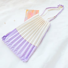 Load image into Gallery viewer, StephyDesignHK group buy discount combination~ Double color tote bag/pleated-bag /handbag/shopping light shoulder bag
