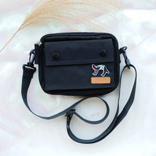 Load image into Gallery viewer, StephyDesignHK Black Multi-layer Crossbody Bag / Waterproof Storage Cloth Bag / Mini size crossbody bag
