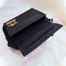 Load image into Gallery viewer, StephyDesignHK Black Multi-layer Crossbody Bag / Waterproof Storage Cloth Bag / Mini size crossbody bag
