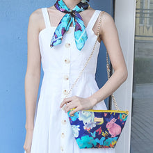 Load image into Gallery viewer, StephyDesignHK Set of 4  Scarf +  + Scarf Ring + Dual-purpose Crossbody Bag / Clutch Bag 
