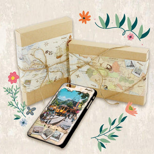 Travel dairy phone case-stephydesignhk