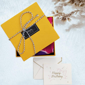 Birthday scarf gift set-Stephydesignhk 