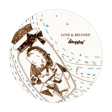 Load image into Gallery viewer, StephyDesignHK Childhood ceramic coaster /4 in gift box set / Customized gift
