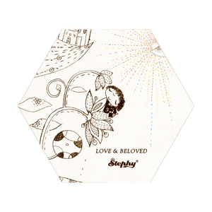 StephyDesignHK Childhood ceramic coaster /4 in gift box set / Customized gift