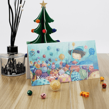 Load image into Gallery viewer, StephyDesignHK Fairy Tale Christmas Card Set of 4 - Christmas/Gift Exchange/Christmas Card Set
