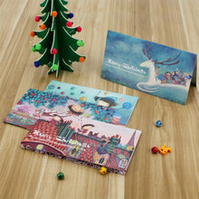Load image into Gallery viewer, StephyDesignHK Fairy Tale Christmas Card Set of 4 - Christmas/Gift Exchange/Christmas Card Set
