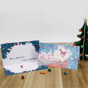 StephyDesignHK Fairy Tale Christmas Card Set of 4 - Christmas/Gift Exchange/Christmas Card Set