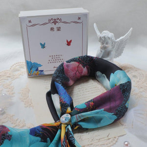 StephyDesignHK ~HOPE~ "Hope" series~Silk scarves and silk scarf buckle gift box set