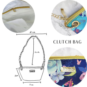 StephyDesignHK [Forest Bunny] Adjustable Length Chain Canvas Dumpling Bag