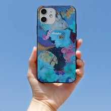 Load image into Gallery viewer, StephyDesignHK forest bunny tempered glass phone case for iPhone 14/13/12
