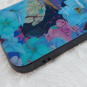 StephyDesignHK 萌兔鏡面鋼化玻璃手機保護殼 iPhone 14/13/12全系列【客製化】