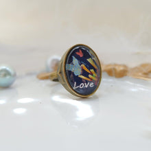 Load image into Gallery viewer, StephyDesignHK ~&quot;LOVE&quot; Collection~Scarf and Scarf Ring Gift Box Set
